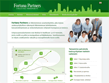 Tablet Screenshot of fortunapartners.eu